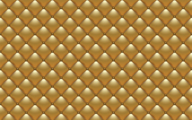 Vector abstract upholstery gold leather texture sofa background