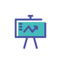 graph with arrow in white background