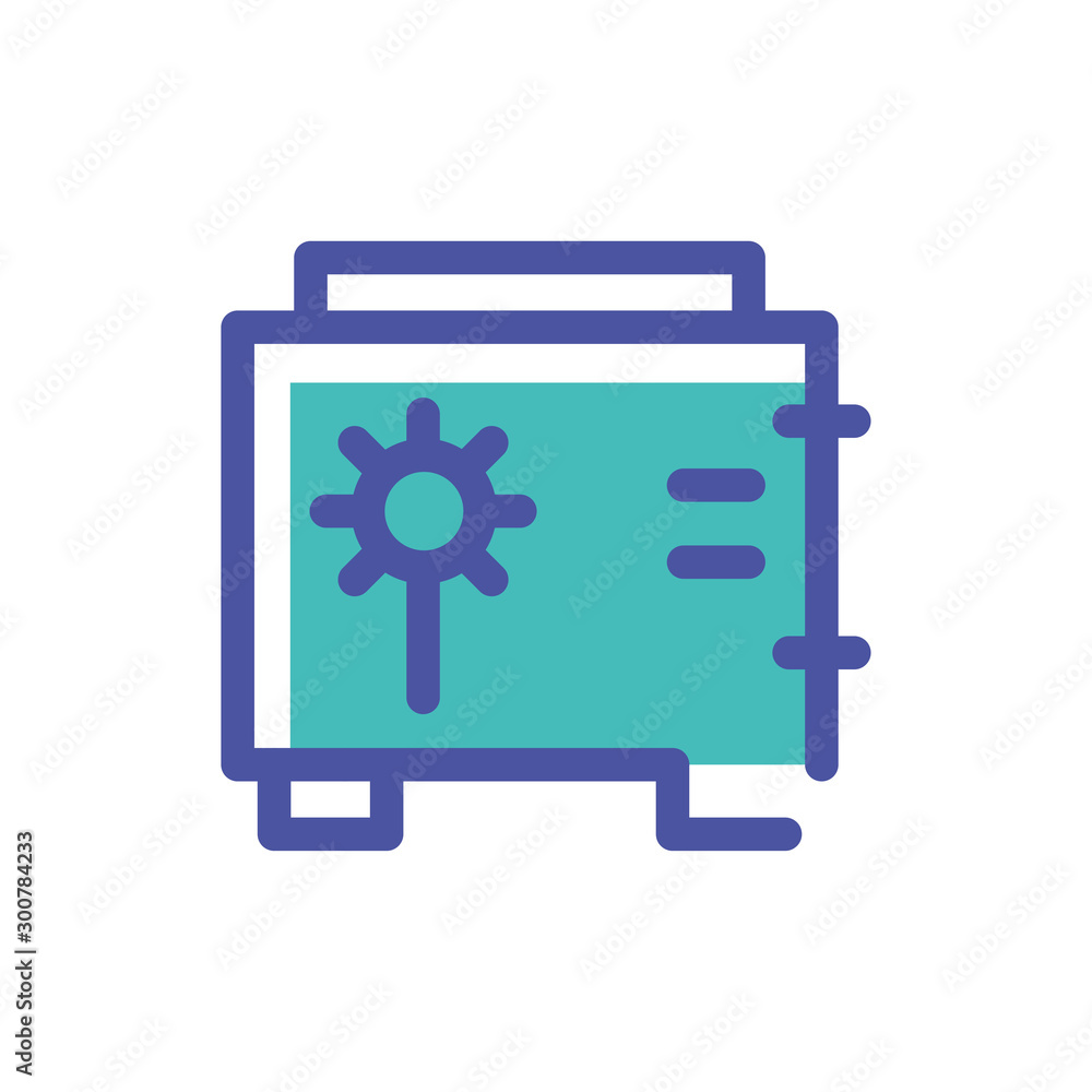 Poster folder with file sheet in white background