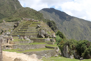 ruins at machu picchu