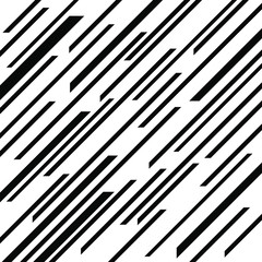 Abstract black oblique stripes pattern. Monochrome trendy background for prints, web pages, template and textile design