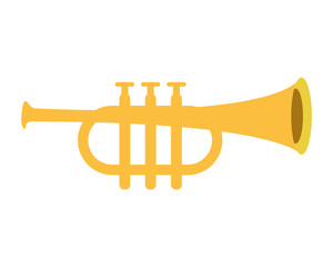 trumpet air instrument musical icon