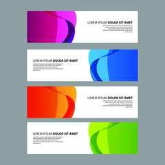 Vector Abstract design banner web template