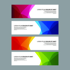 Vector Abstract design banner web template