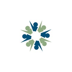 Community logo template vector icon