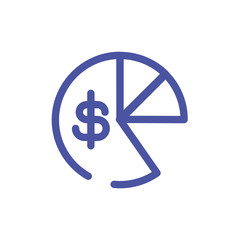 pie chart in white background