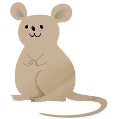 Illustration of a cute mouse