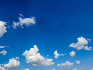 Clouds and sky on a bright day.