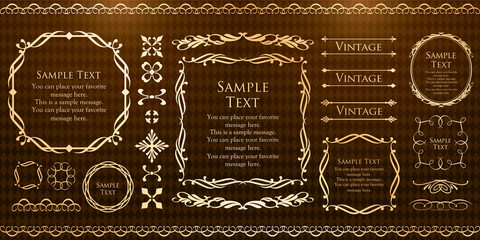 高級感のあるフレームデザイン