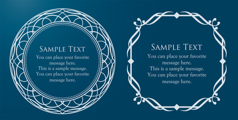 高級感のあるフレームデザイン