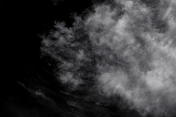 sky with black and white cloud textured background