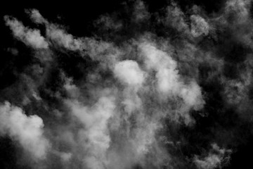 sky with black and white cloud textured background