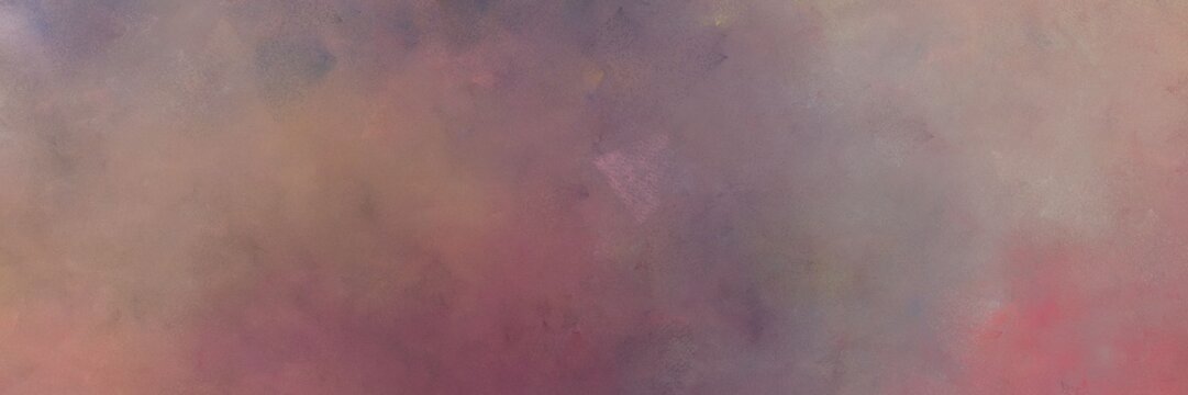 vintage abstract painted background with gray gray, old mauve and rosy brown colors and space for text or image. can be used as header or banner