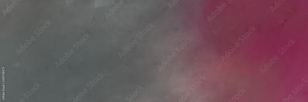 Fototapete abstract painting background graphic with dim gray, dark moderate pink and antique fuchsia colors an
