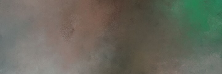 dim gray, sea green and gray gray color background with space for text or image. vintage texture, distressed old textured painted design. can be used as header or banner
