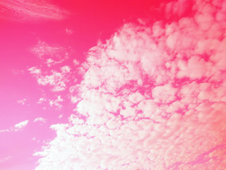 Fototapeta premium The sky has white clouds