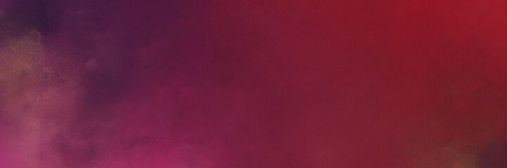 vintage abstract painted background with old mauve, dark pink and very dark violet colors and space for text or image. can be used as header or banner
