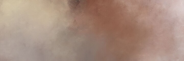 abstract painting background graphic with rosy brown, pastel brown and tan colors and space for text or image. can be used as header or banner