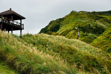 Climbing the mountain trails in New Taipei City, Taiwan © chienmuhou