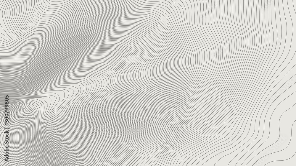 Aufkleber the stylized height of the topographic contour in lines and contours. the concept of a conditional g