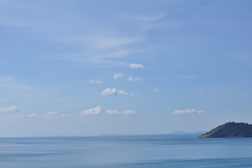 Beautiful sea view on the island Samed Thailand