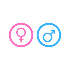 Gender Symbol Icon Vector Design Illustration
