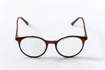 glasses isolated on white background