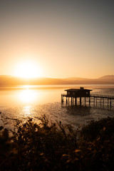 Sunrise at a Pier in Point Reyes