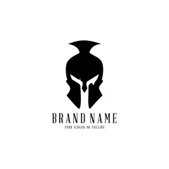 creative logo design concept warrior vector template