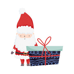 santa claus with gift celebration merry christmas