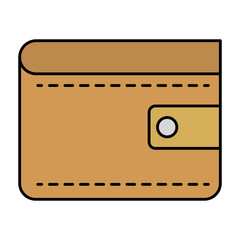 wallet money economy isolated icon