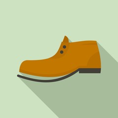Garbage shoe icon. Flat illustration of garbage shoe vector icon for web design