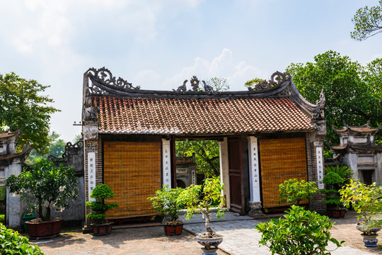 Scenery Of Thuong Shrine (den Thuong) In Ancient Co Loa Citadel, Vietnam. Co Loa Was Capital Of Au Lac (old Vietnam), The Country Was Founded By Thuc Phan (An Duong Vuong) About 2nd Century BC.