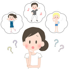 習い事に悩む母親