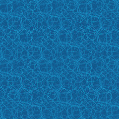 A seamless abstract vector pattern ackground with blue light lines forming geometric connetions. Modern surae print design. Great or backgrounds, stationery and pakaging.