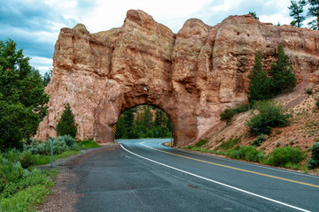 Large opening on highway