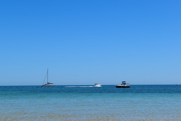 Obraz premium yacht in the sea