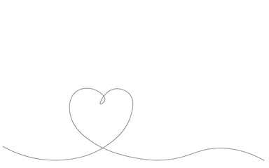 Valentine's day background with heart vector illustration