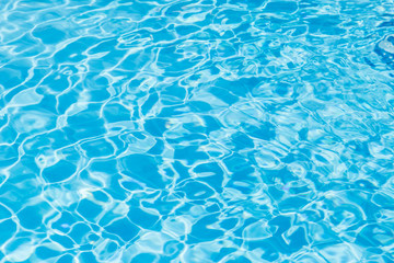 Blue water rip wave reflection