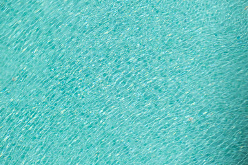 Shine wave reflection in the blue pool