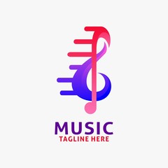 Creative music logo design