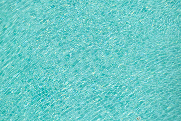 Shine wave reflection in the blue pool