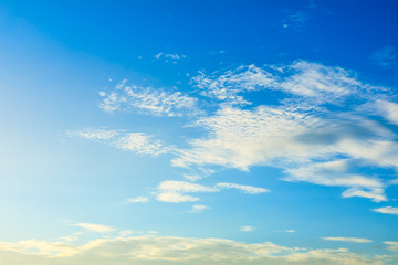 Fototapeta premium Beautiful sky and white clouds in daylight
