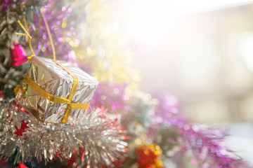 Decoration of christmas tree