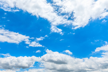 Beautiful sky and white clouds in daylight