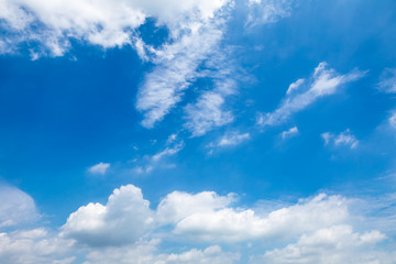 Beautiful sky and white clouds in daylight