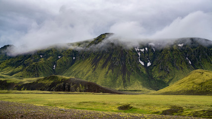 Palagonite mountains, Laugavegur trail, Hrafntinnusker to Álftavatn, Iceland