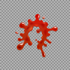 Realistic blood spatter