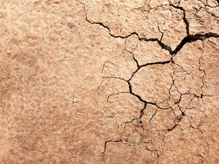 The ground has cracks in the top view for the background