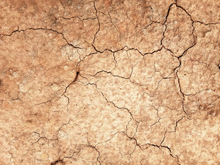 The ground has cracks in the top view for the background